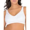 Seamed Soft Cup Wirefree Cotton Bra