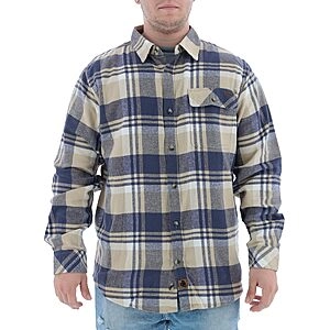 Legendary Whitetails Buck Camp Flannel Plaid Shirt-Size Large Tall Only