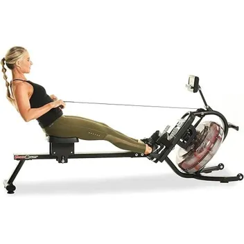 Fitness Reality Water Rowing Machine (300lb Weight Capacity)