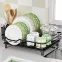 Rottogoon 16.2"x12.6" Stainless Steel Dish Drying Rack with Drain