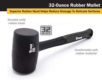 32oz Rubber Non-marking Rubber Mallet