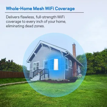 Velop Mesh Home WiFi System (6000 Sq. ft, )