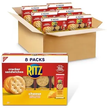48-Count Sandwich Cracker Snack Packs (Cheese)