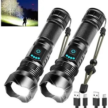 100000LM Rechargeable LED Flashlights