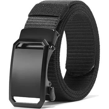 Gaekeao 1 3/8" Nylon Ratchet Belt with Automatic Buckle Slide