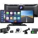 Lamtto 9.26" Wireless Car Stereo Apple Carplay w/ 2.5K Dash Cam