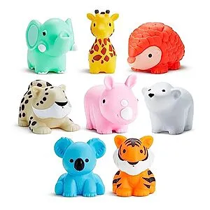 Wild Animal Baby and Toddler Bath Toy Squirts