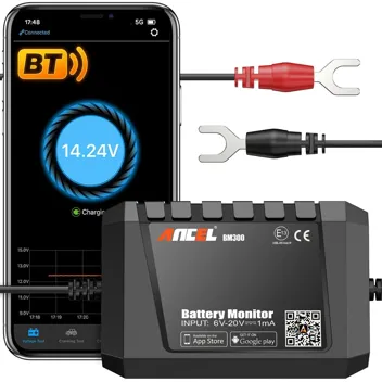 BM300 Bluetooth 12V Car Battery Monitor