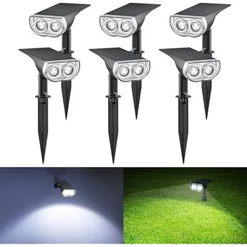 StarRay 2-in-1 Solar Landscape Spotlights