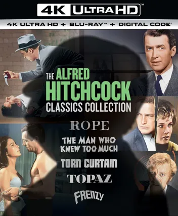 The Hitchcock Classics Collection (DigiBook / 4K Ultra HD + Blu-ray + Digital 4K)