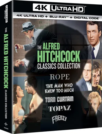 The Hitchcock Classics Collection (DigiBook / 4K Ultra HD + Blu-ray + Digital 4K)