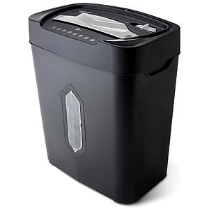 12-Sheet AU1230XA Anti-Jam Crosscut Paper & Credit Card Shredder w/ 5.2-gallon Wastebasket