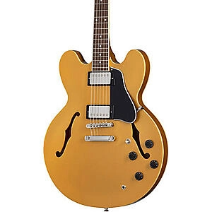 TODAY ONLY (8/24) Epiphone ES-335 Traditional Pro Semi-Hollow Electric Guitar Metallic Gold at Musicians Friend