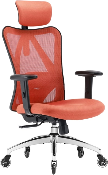 Xuer Meshback Ergonomic Office Chair w/ Headrest