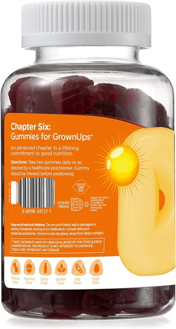 60-ct Zahler Chapter Six Vitamin 10000 IU D3 Gummies