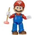 5'' The Super Mario Bros. Movie Action Figures: Mario Figure w/ Plunger