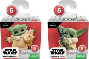 STAR WARS The Bounty Collection The Child Collectible Toys 2.2-Inch The Mandalorian “Baby Yoda” Froggy Snack, Force Moment Figure