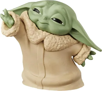 STAR WARS The Bounty Collection The Child Collectible Toys 2.2-Inch The Mandalorian “Baby Yoda” Froggy Snack, Force Moment Figure