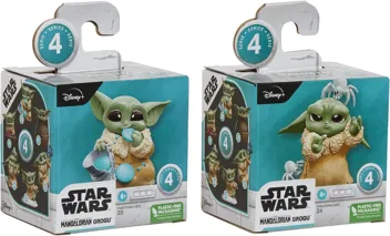 STAR WARS The Bounty Collection The Child Collectible Toys 2.2-Inch The Mandalorian “Baby Yoda” Froggy Snack, Force Moment Figure