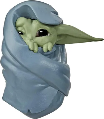 STAR WARS The Bounty Collection The Child Collectible Toys 2.2-Inch The Mandalorian “Baby Yoda” Froggy Snack, Force Moment Figure