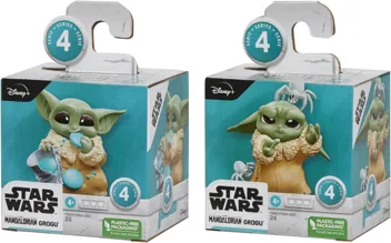 STAR WARS The Bounty Collection The Child Collectible Toys 2.2-Inch The Mandalorian “Baby Yoda” Froggy Snack, Force Moment Figure