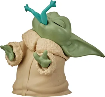 STAR WARS The Bounty Collection The Child Collectible Toys 2.2-Inch The Mandalorian “Baby Yoda” Froggy Snack, Force Moment Figure