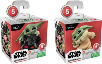 STAR WARS The Bounty Collection The Child Collectible Toys 2.2-Inch The Mandalorian “Baby Yoda” Froggy Snack, Force Moment Figure