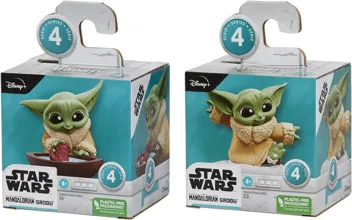 STAR WARS The Bounty Collection The Child Collectible Toys 2.2-Inch The Mandalorian “Baby Yoda” Froggy Snack, Force Moment Figure