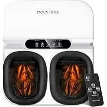 Mountrax Shiatsu Foot Massager with Heat & Remote (White)