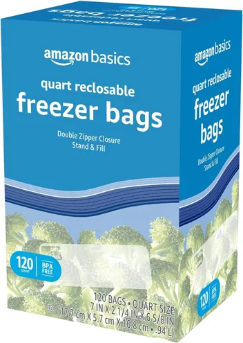 Freezer Quart Bags (120-Count)