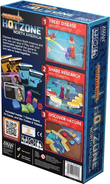 Pandemic: Hot Zone North America Cooperative Strategy Board Game