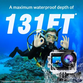 Icefox 4K Underwater Camera with Microphone