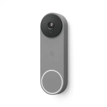 Nest Doorbell (Battery) - Wireless Doorbell Camera - Video Doorbell - Snow -1 Count (), 960x1280p, Motion