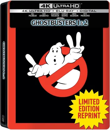 Ghostbusters & Ghostbusters II 35th Anniversary SteelBook (4K Ultra HD + Blu-ray)