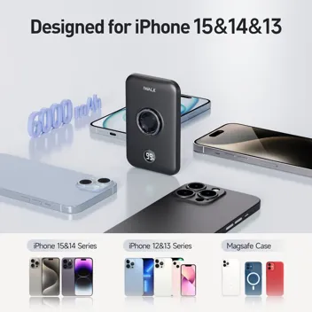 iWalk 6000mAh Magnetic Wireless Power Bank (for iPhone 12 & up)