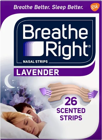 Breathe Right Nasal Strips Extra Strength Clear Nasal Strips (44-Count)