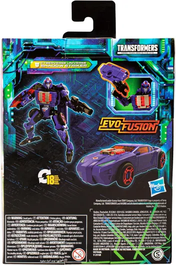 5.5-Inch Transformers Toys Legacy Evolution Deluxe Cyberverse Universe Shadow Striker Toy