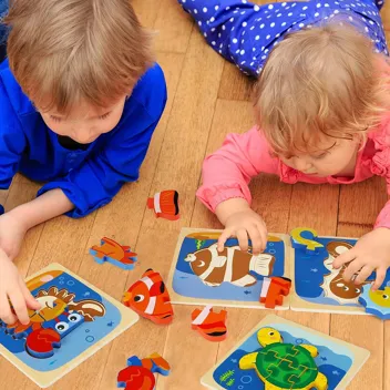 TOY Life Wooden Animal Toddler Puzzles