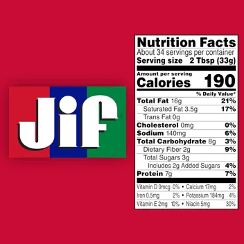 [S&S]: 16-Oz Jif Peanut Butter (Creamy)