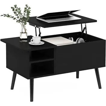 Jensen Wooden Leg Lift Top Coffee Table