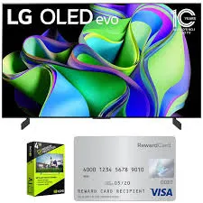 48" C3 OLED evo 4K Smart TV w/ 2 Yr extended warranty - (Clip by Beach Camera)