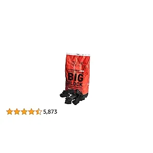 Big Block XL Premium 100% All-Natural Hardwood Lump Charcoal Reusable Up to Three Times and 18-Hour Burn Times