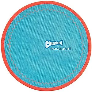 ChuckIt! Paraflight Flying Disc Dog Toy Large (Orange & Blue)