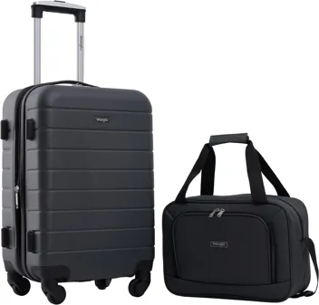 20in 3-in-1 Hardshell Spinner Smart Luggage with 14in Boarding Tote