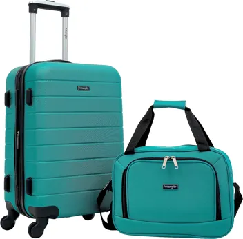 20in 3-in-1 Hardshell Spinner Smart Luggage with 14in Boarding Tote