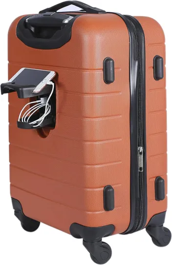 20in 3-in-1 Hardshell Spinner Smart Luggage with 14in Boarding Tote