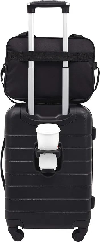 20in 3-in-1 Hardshell Spinner Smart Luggage with 14in Boarding Tote