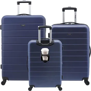 20in 3-in-1 Hardshell Spinner Smart Luggage with 14in Boarding Tote