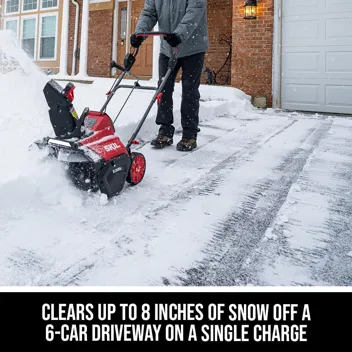 SKIL 40V 20" Brushless Single Stage Snow Blower Kit with 6.0Ah Battery and Charger