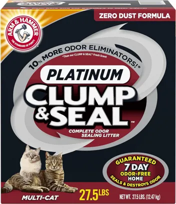 Arm & Hammer Clump & Seal Platinum Clumping Cat Litter